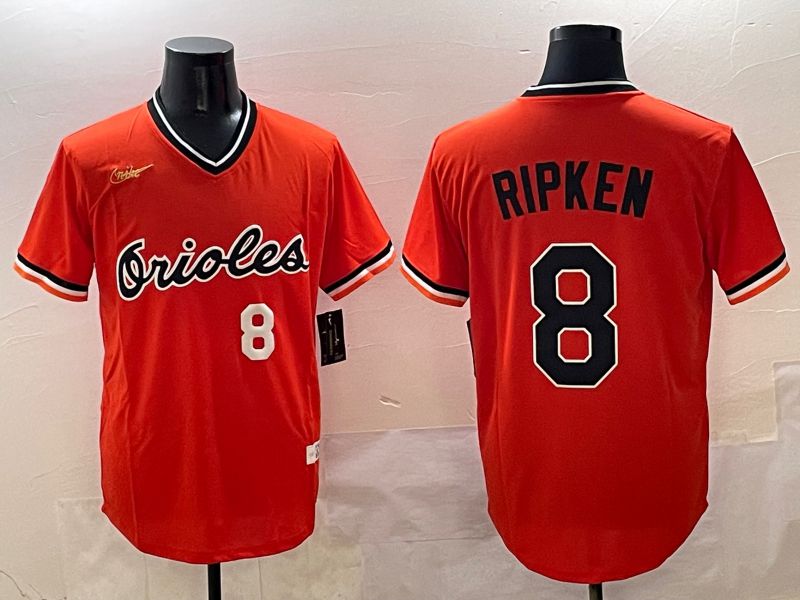 Men Baltimore Orioles #8 Ripken Orange Game Nike 2025 MLB Jersey style 4254